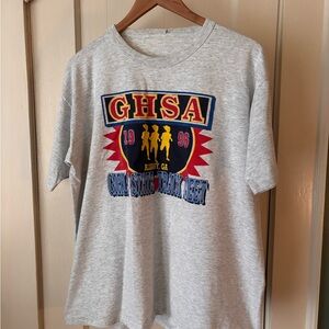 Vintage 1996 GHSA Girls State Track Meet Graphic T-Shirt